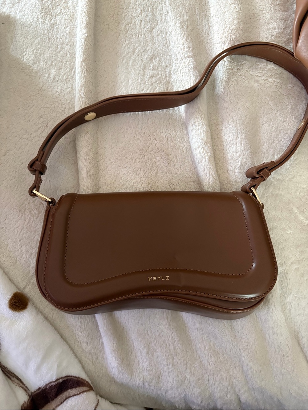 Brown Leather Shoulder Bag